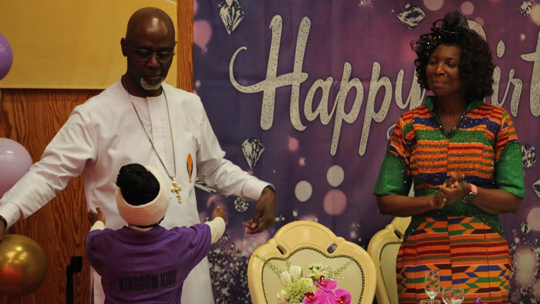 THANKSGIVING AND BIRTHDAY CELEBRATION🥳__Today is the day the Lord has made. We come together to celebrate our Bishop Narh and Mama P. We thankGod for th_3