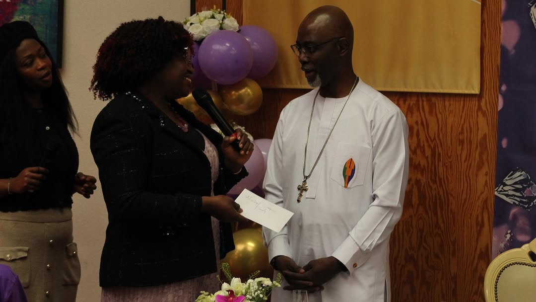 THANKSGIVING AND BIRTHDAY CELEBRATION🥳__Today is the day the Lord has made. We come together to celebrate our Bishop Narh and Mama P. We thankGod for th_7