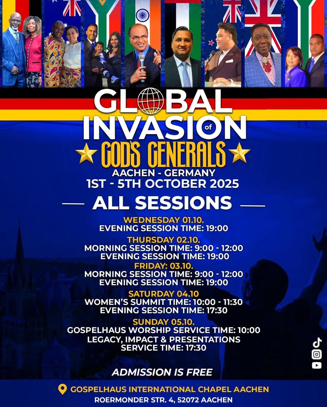 🌍🔥 GLOBAL INVASION OF GOD_S GENERALS 🔥🌍__Get ready for a mighty move of God in Aachen_ Germany_ 🙌✨_From 1st – 5th October 2025_ anointe_1